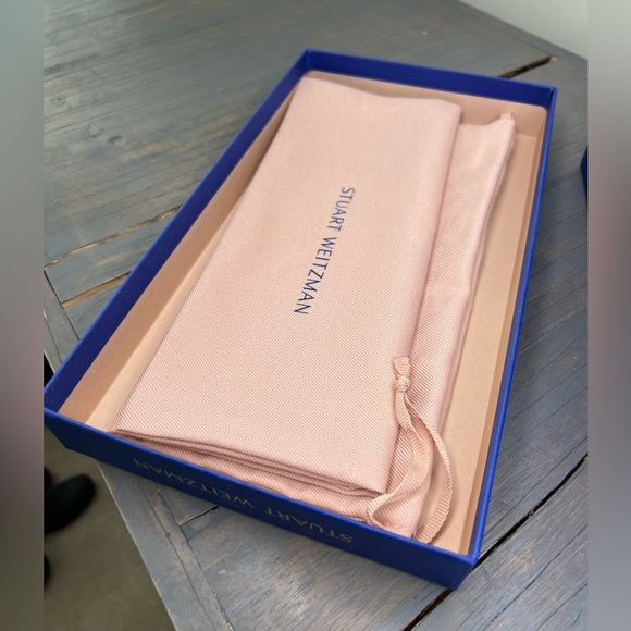 Brand New Stuart Weitzman Silver Loafers Size 8 - Picture 5 of 13